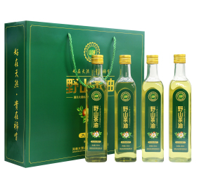 山(shān)淨野生(shēng)山(shān)茶油500MLx4瓶