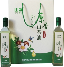 山(shān)淨野生(shēng)山(shān)茶油500ML*2原香